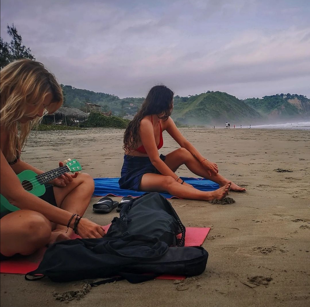 Ayampe beach, Ecuador, travel, friends, South America, spomienky na Ekvádor
